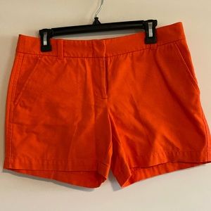 (5/$10) J Crew Orange Shorts Size 6